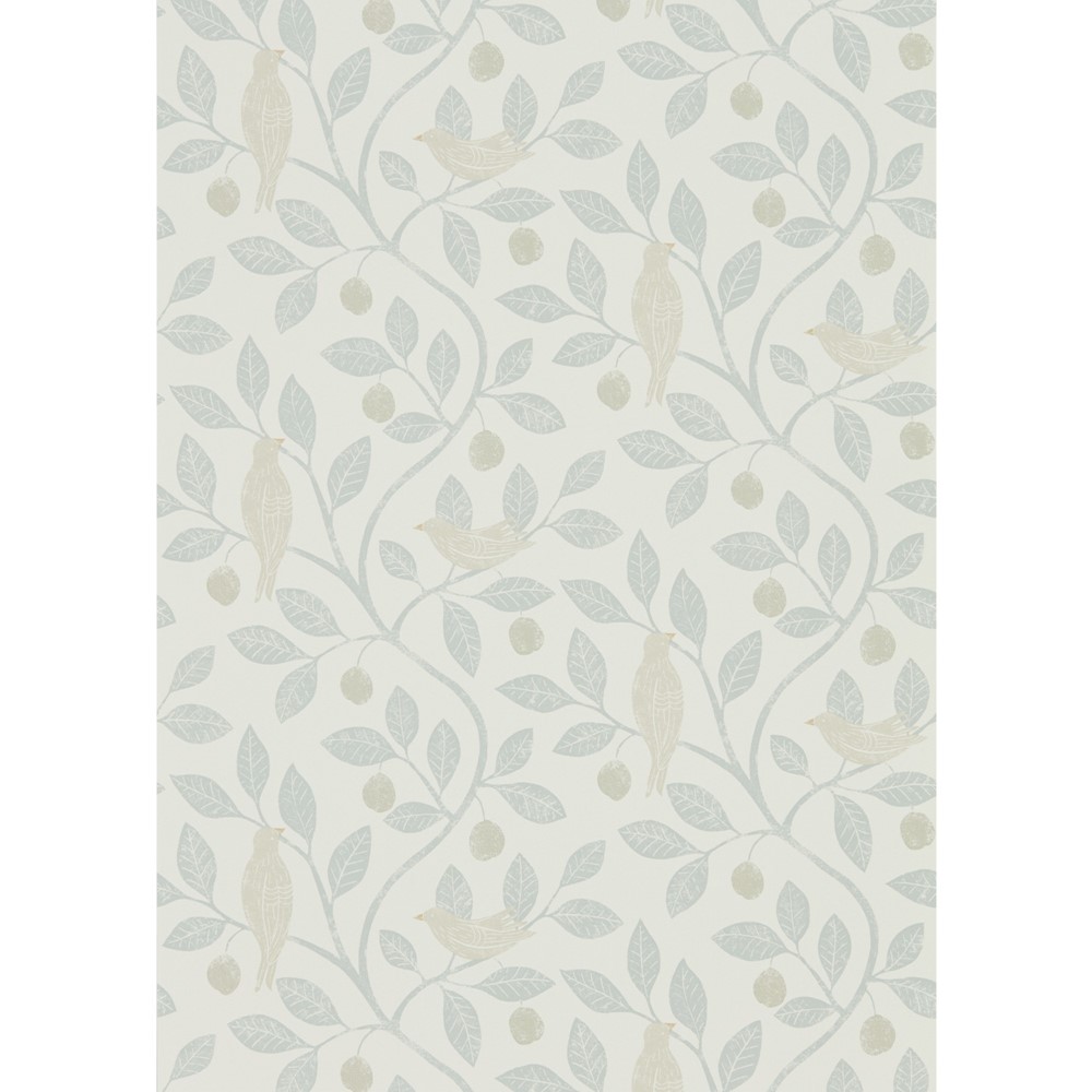 Damson Tree Wallpaper 216365 by Sanderson in Mineral Dove